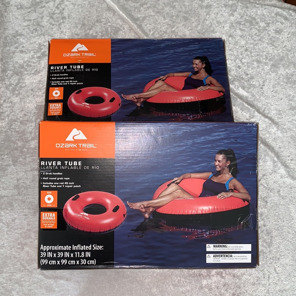 Ozark Trail River Tube: 2 Red Tubes NIB